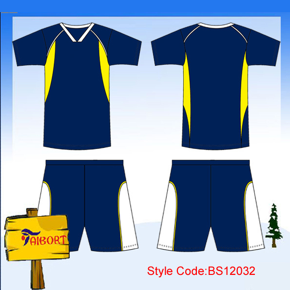 Thai Quality Club Soccer Jersey, 2013-14 Club Soccer Kits, European Team Soccer Uniforms (BS12032)