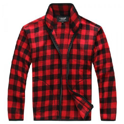 Yarn Dyed Shirt with Red Check