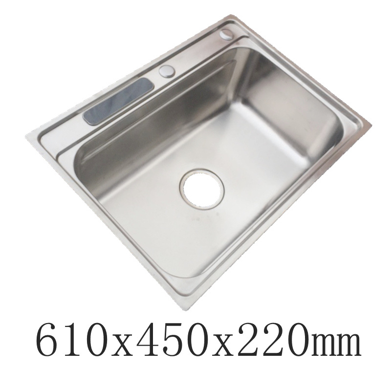 Luxury Stainless Steel Double Bowl Handmade Kitchen Sink (YX6145)