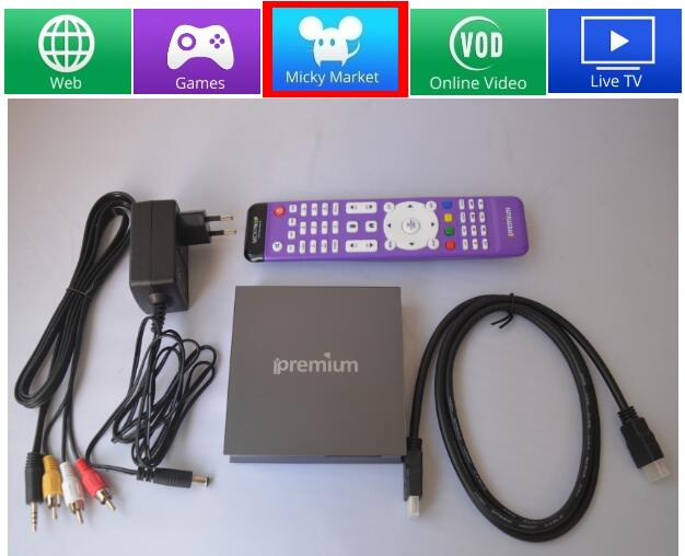 Set Top Box Android IPTV Box Special Design for Brazil