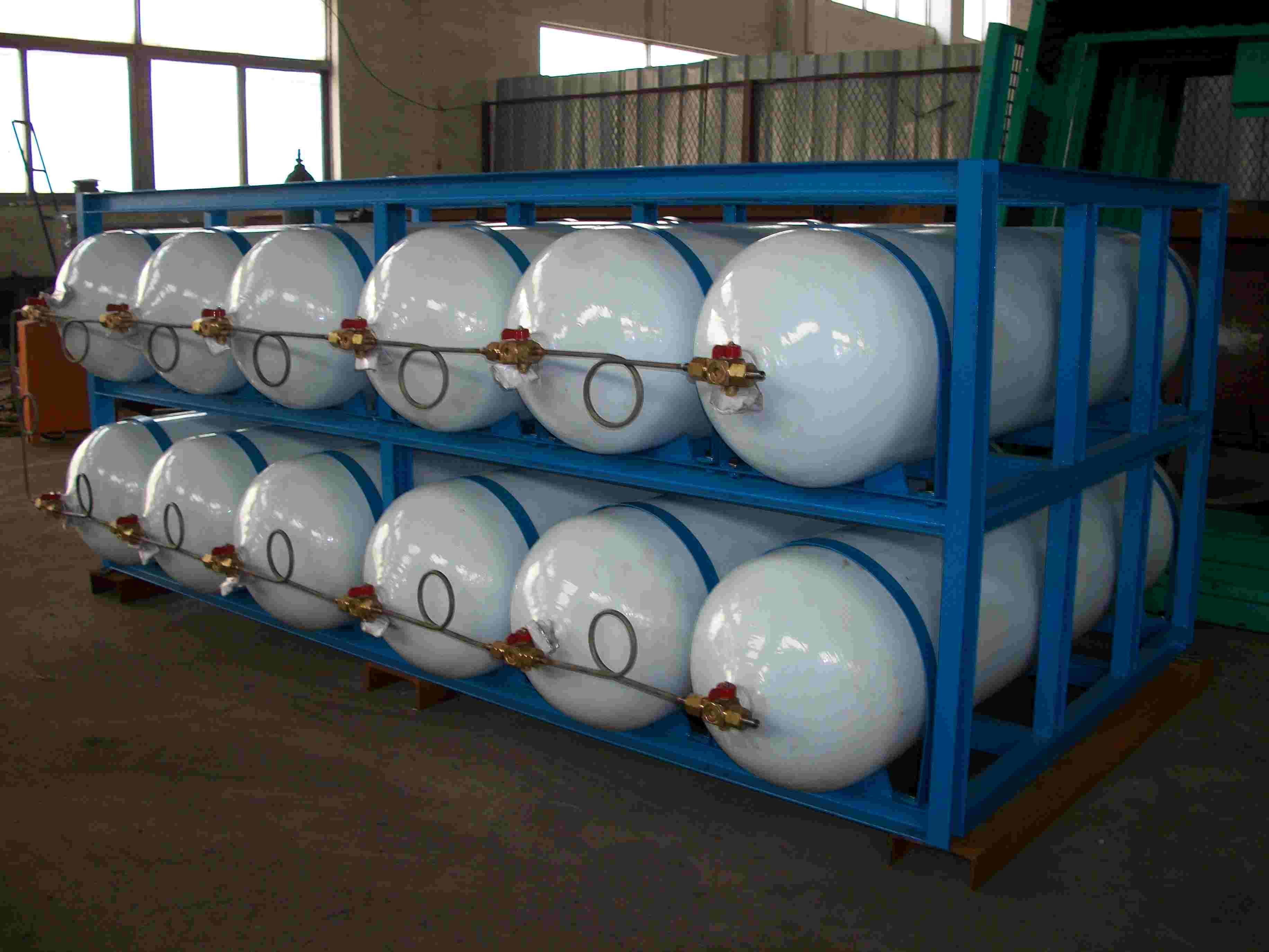 Small CNG Filling Compressor with Cylinder