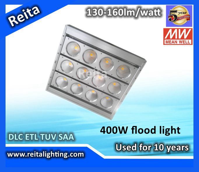High Lumen Bridgelux Waterproof IP66 400W Outdoor LED Light