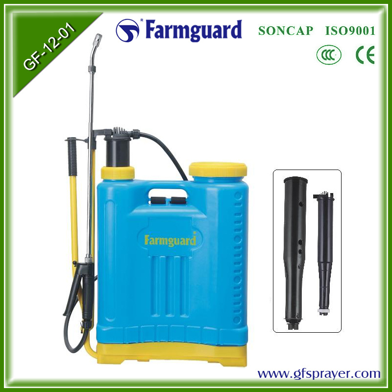PE Hot Sale New Design 18L Agriculture Manual Pressure Sprayer Farmguard Gf-12-01