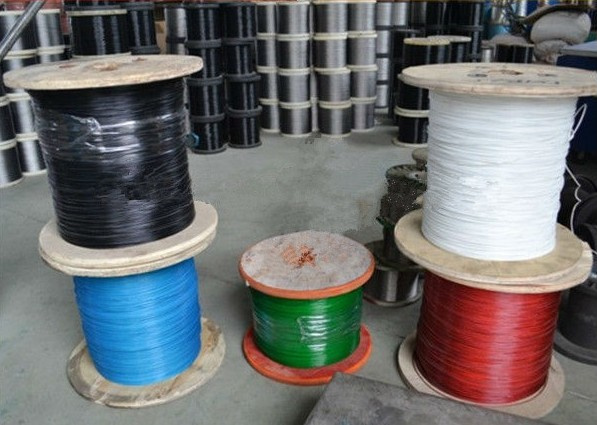 Steel Wire Rope with Color Adjustable PVC Coated