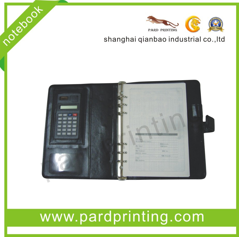 New Design PU Cover Calculator Notebook (QBN-141112)