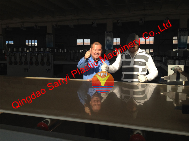 Wood Plastic Construction Board Extrusion Line/WPC Extruder/Plastic Machinery