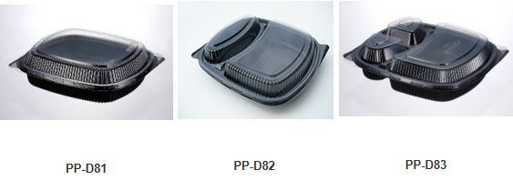 PP Microwavable Compartment Containers