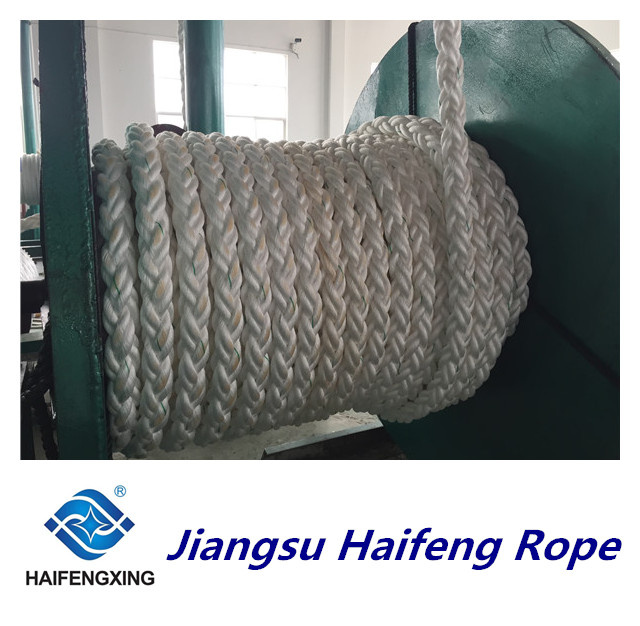 8-Strand Polypropylene Filament Rope Mooring Rope PP Rope PE Rope