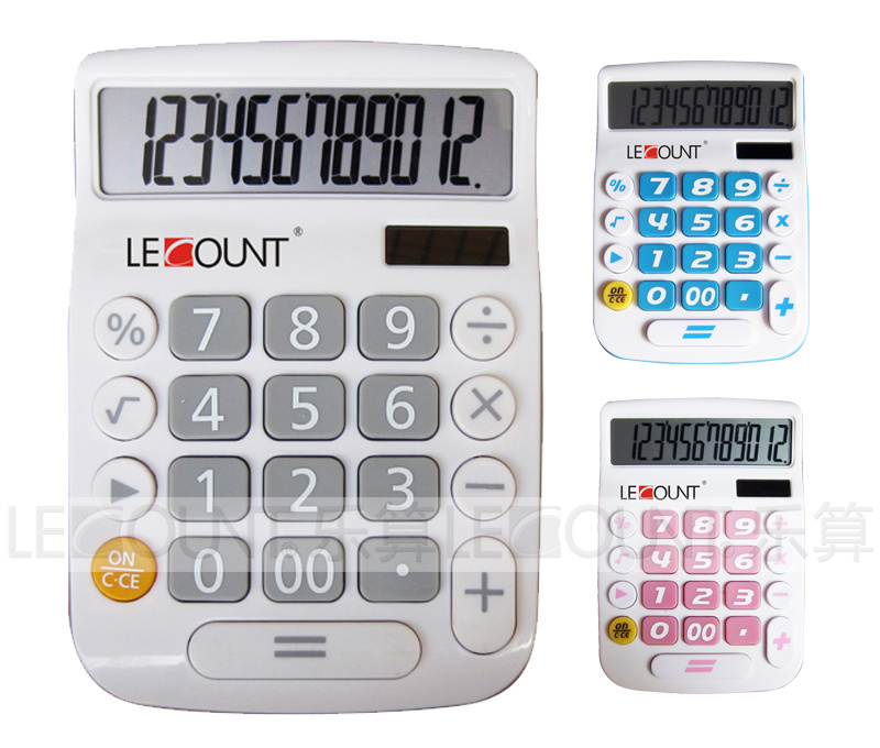 8 Digits ABS Dual Power Large Key Desktop Calculator (LC201-8D)