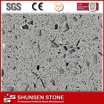 Crystal Dark Grey Quartz Stone