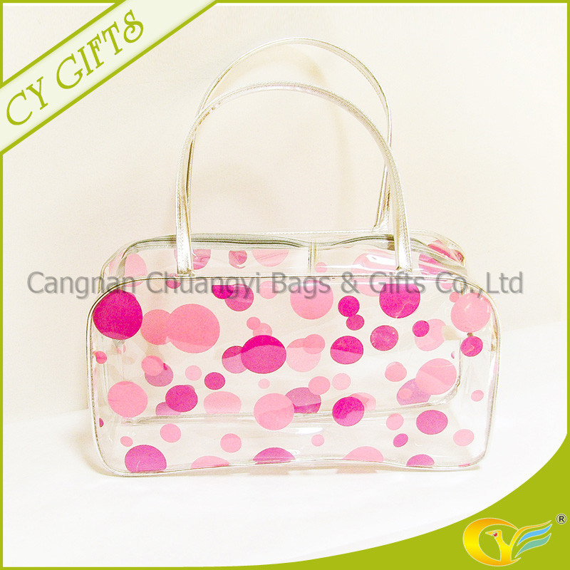 High Quality Tranparent PVC Bag for Ladies