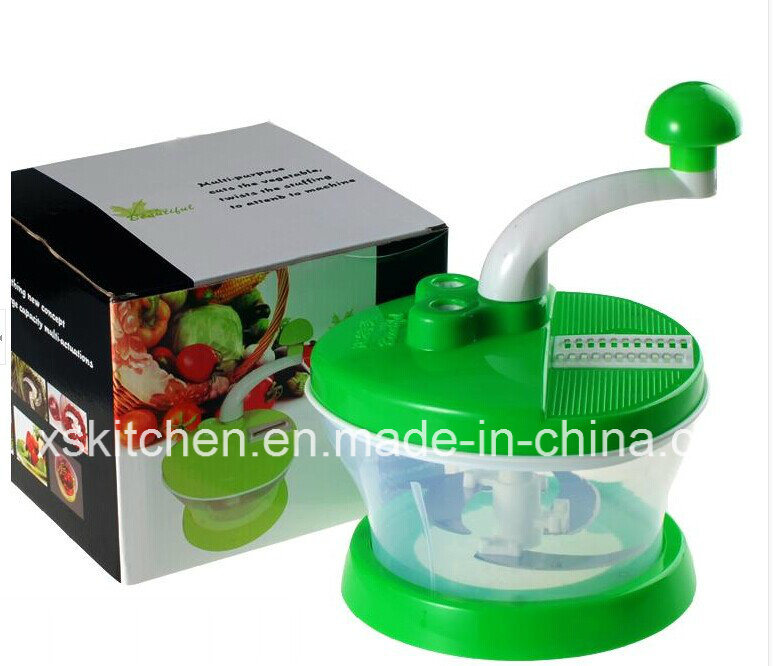 Quickl Chop Mince Slice Dice, Three Drive Quickly Multi-Functional Vegetable Chopper Xs-C1