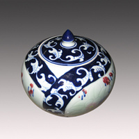 Chinese Traditional Design Small Porcelain Storage Jar