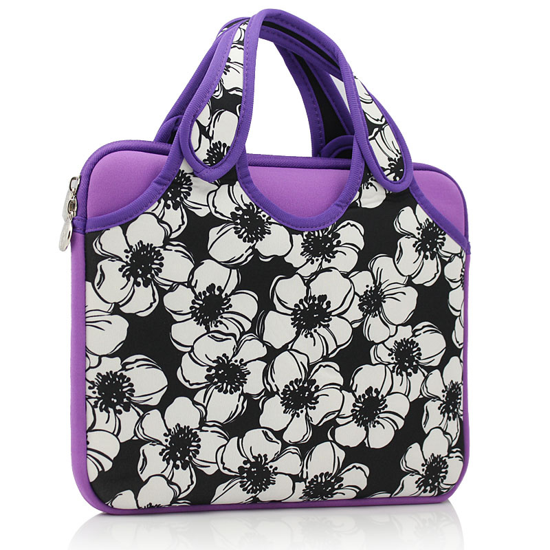 Ladies Printed Neoprene Laptop Sleeve Bag, Computer Bag (QK-L-0336)