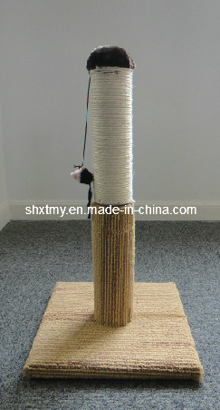 Plush and Hemp Rope Weaving Cat Tree
