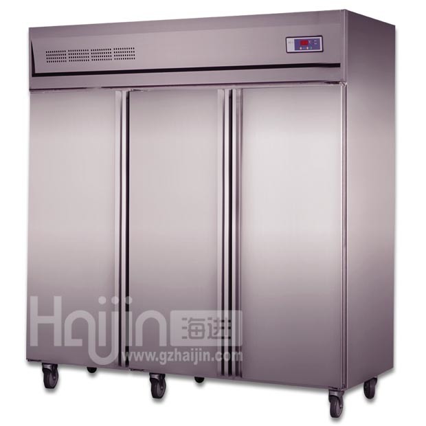 Upright Stainless Kitchen Refrigerator (Dual Temperature)
