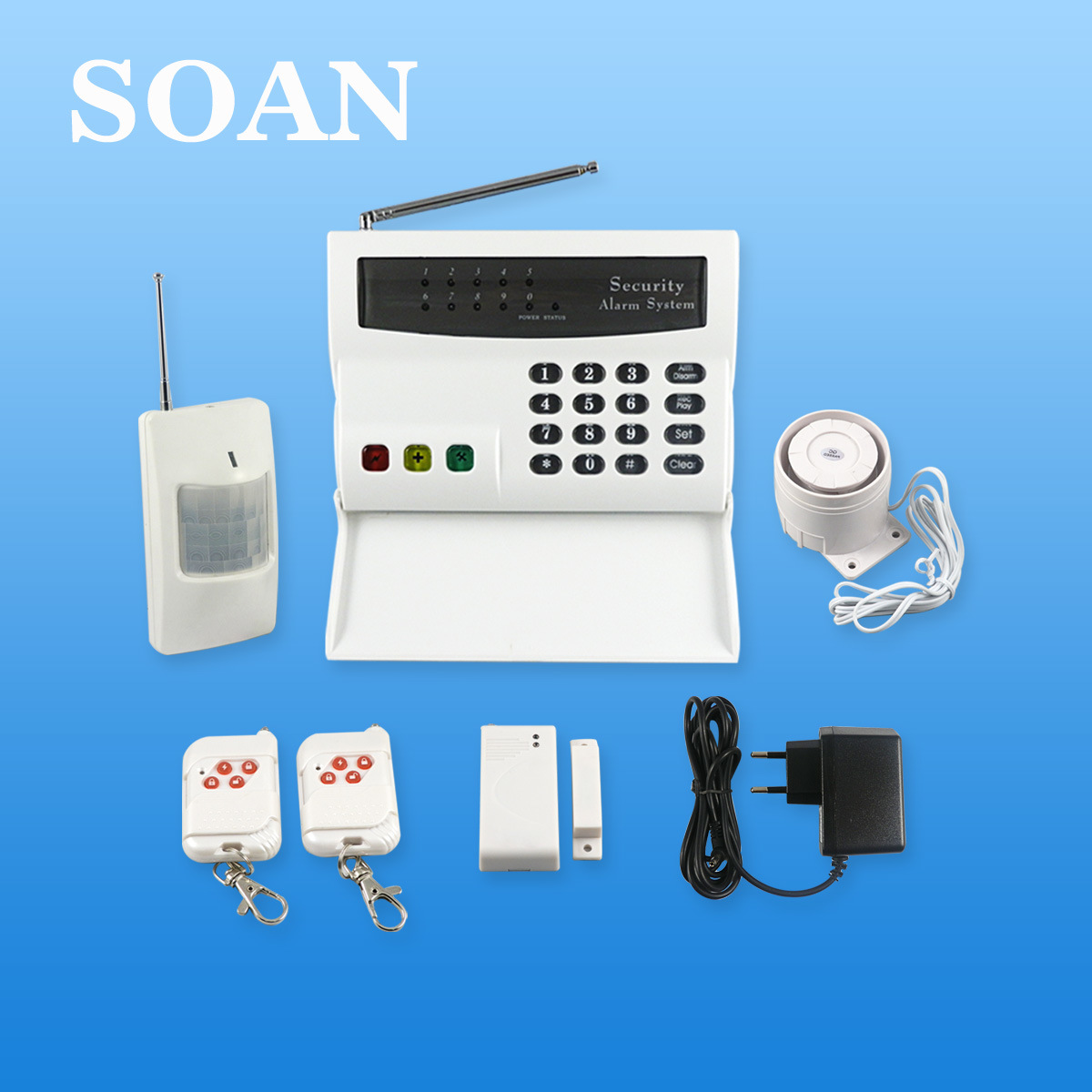 Wireless Home Security Alarm System From China Manufacturer (SN2800)