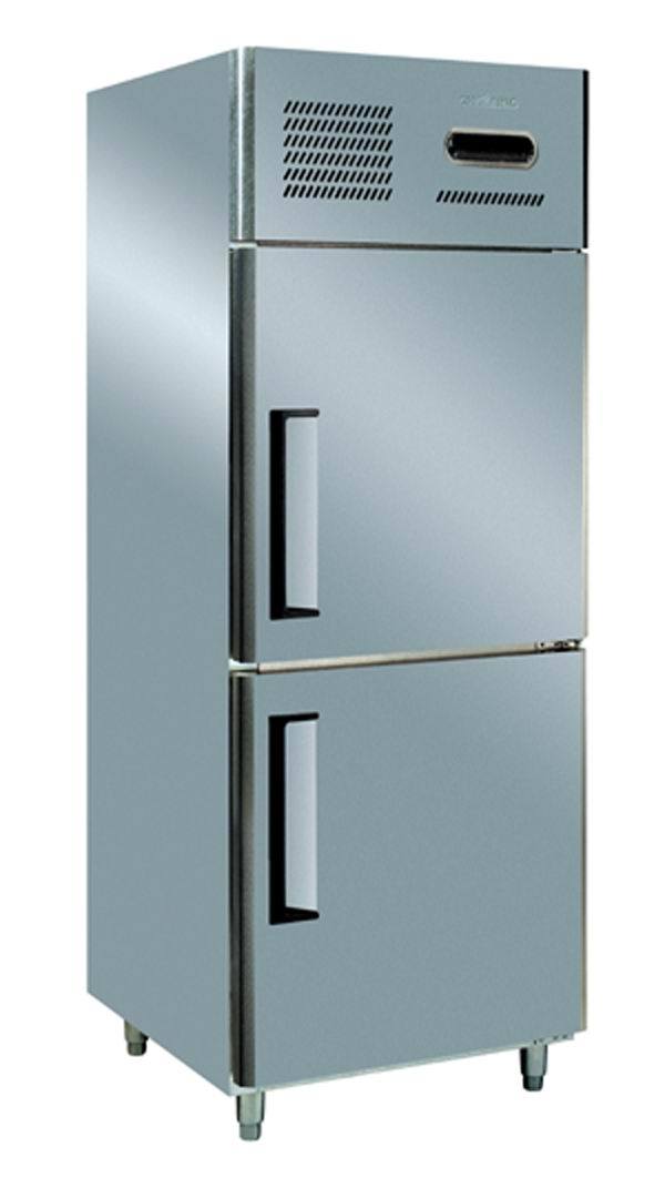 0.8LG2 CFC Free Big Capacity Double Door Stainless Steel Refrigerator for Kitchen with CE Approval Made in China
