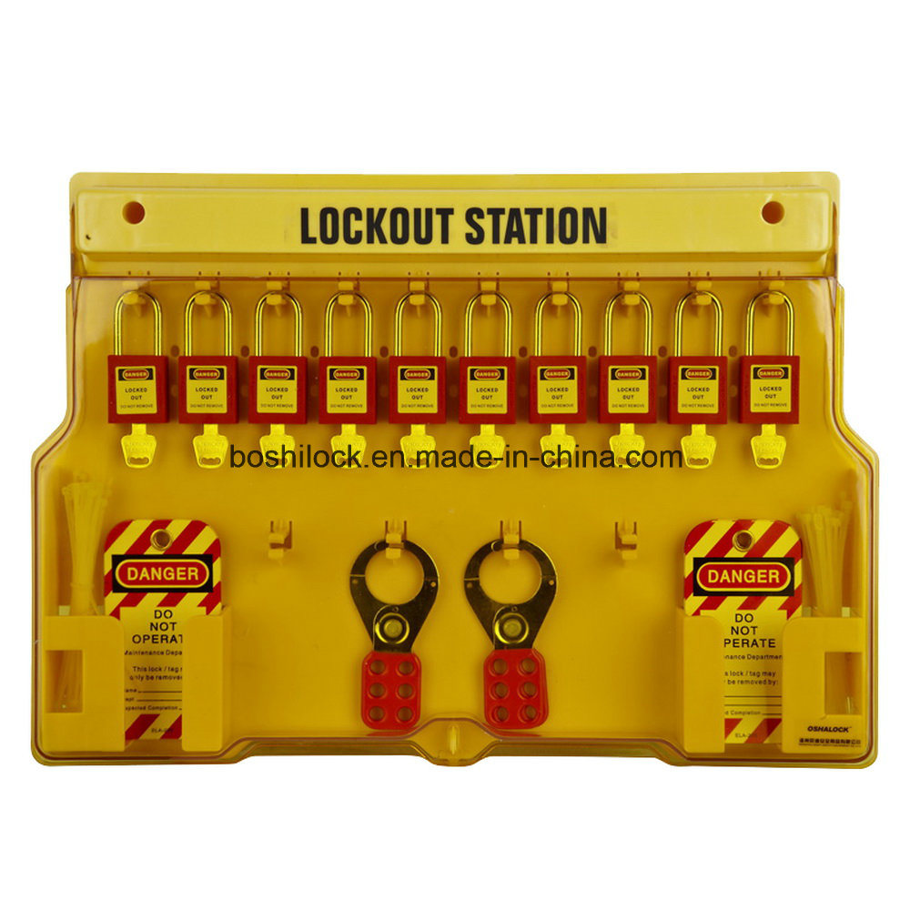 Safety Loto Lockout Station with Cover