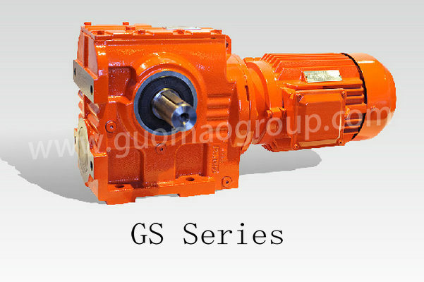 GS Series Helical-Worm 90 Degree Reducer with Motor Apply to Agriculture or Mixers Machinery