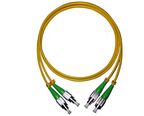 FC/APC-FC/APC Singlemode Duplex Fiber Optic Patch Cord