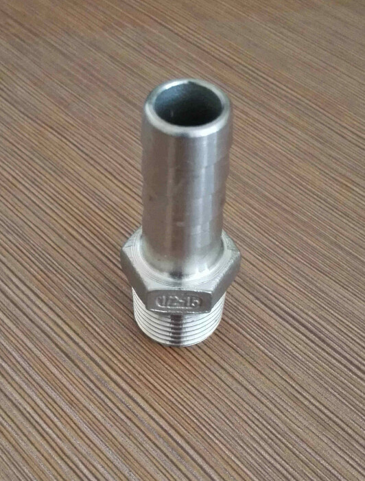 Quality Thread Pipe Fitting NPT Thread/Bsp/BSPT/G Thread Stainless Steel Hose Nipple