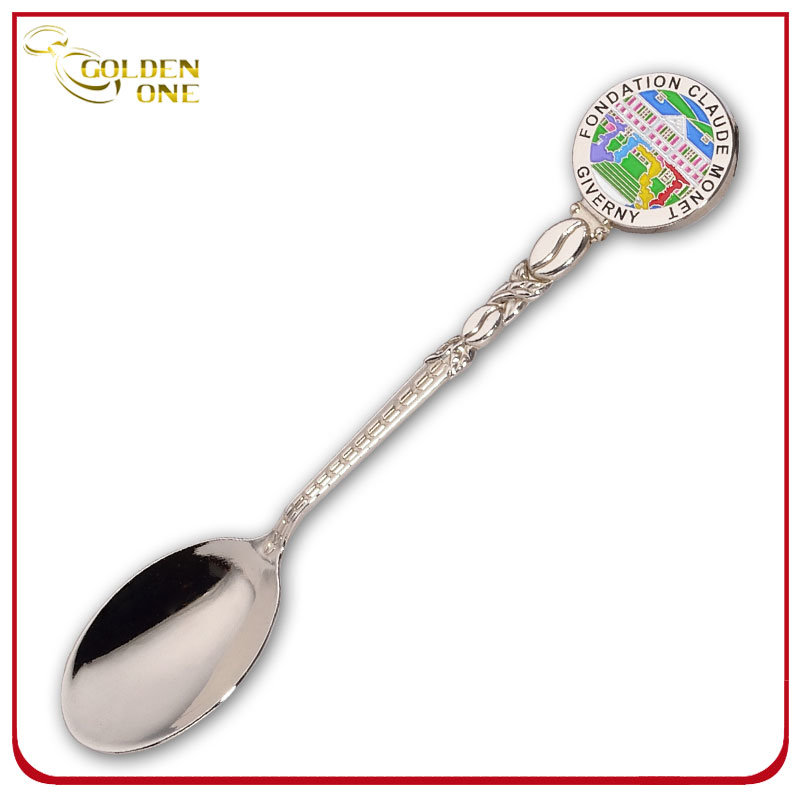 Die Casting Zinc Alloy Nickel Plated Souvenir Gift Metal Spoon