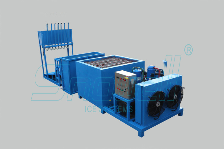 Snowell B1t Block Ice Machine with Carbon Steel Material for Aquatic Fishery