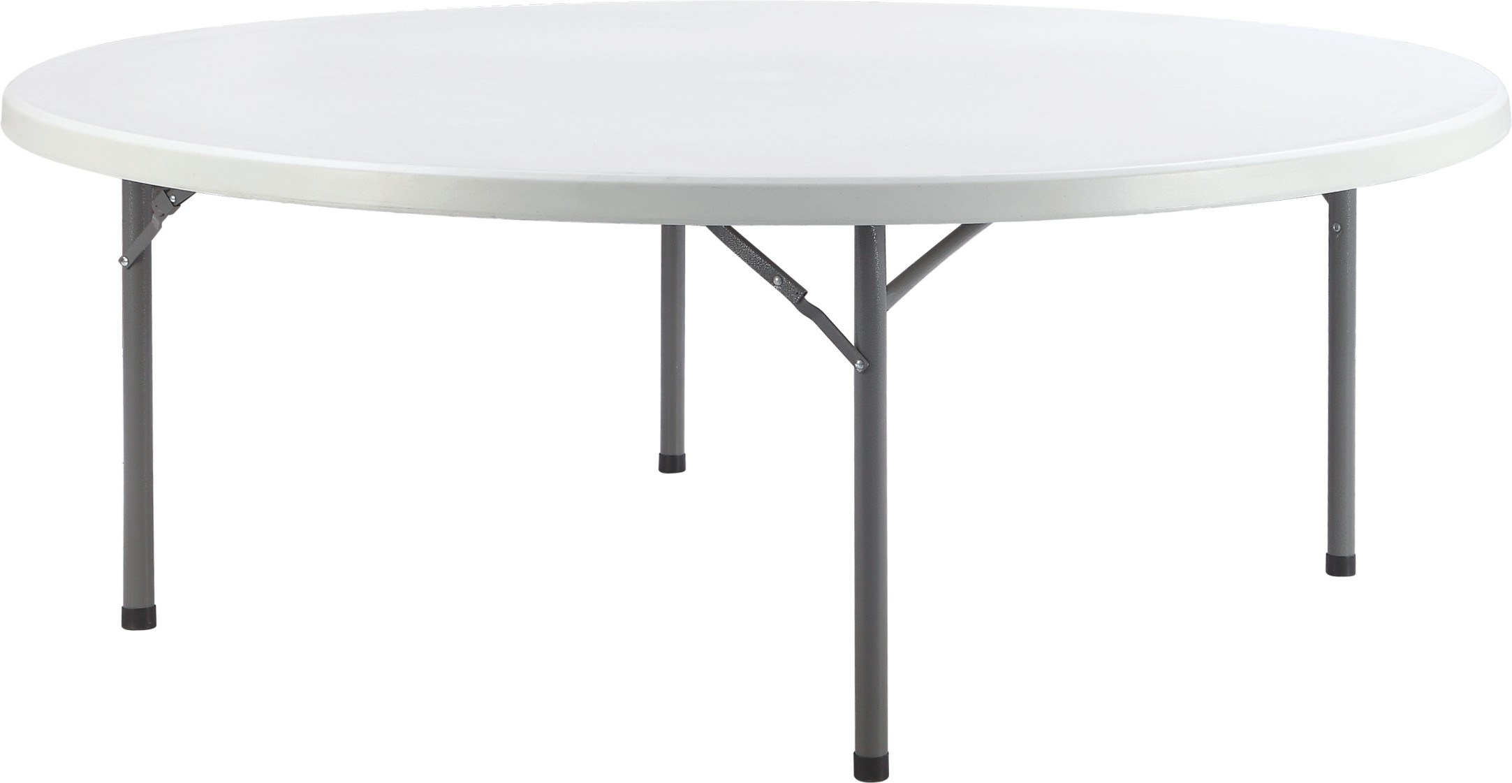 2m Plastic Folding Round Table for Restaurant and Hotel, Plastic Foldable Round Table, Dining Table, Hotel Furniture Portable Table, Camping Table
