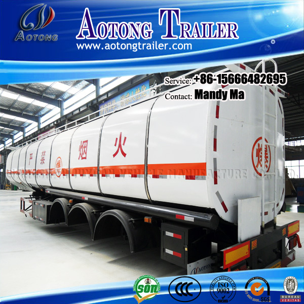 50000 Liters Chemical Liquid Tanker Semi Trailer