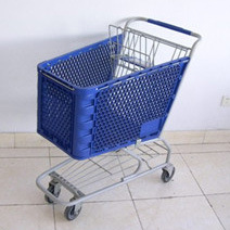 American Supermarket Plastic Shopping Cart