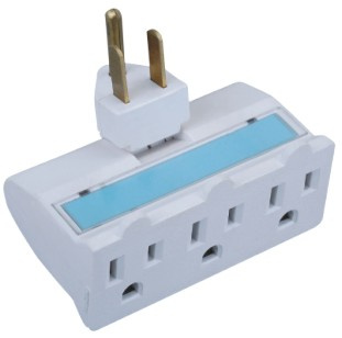 Wall Socket with Earth Socket (Double Color Socket)