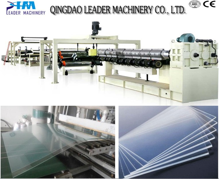 High Impact Resistance 2100mm Width PMMA Plastic Acrylic Sheet Making Machinery