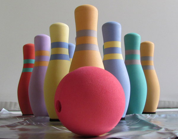 Sport Foam Bowling Pins and Ball Set