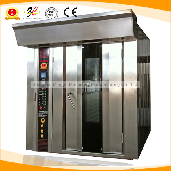 CE OEM Impored Burner Free Trolley Gas/Diesel/Electrical Steel Rotary Convection Biscuit Oven/ Bakery/ Bake/Baking Machine