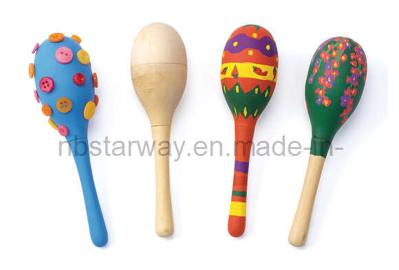 Decorate Your Own Wooden Maracas (SWT20459)