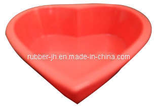 Heart Shape Silicone Cake Pan (JH-KI052)