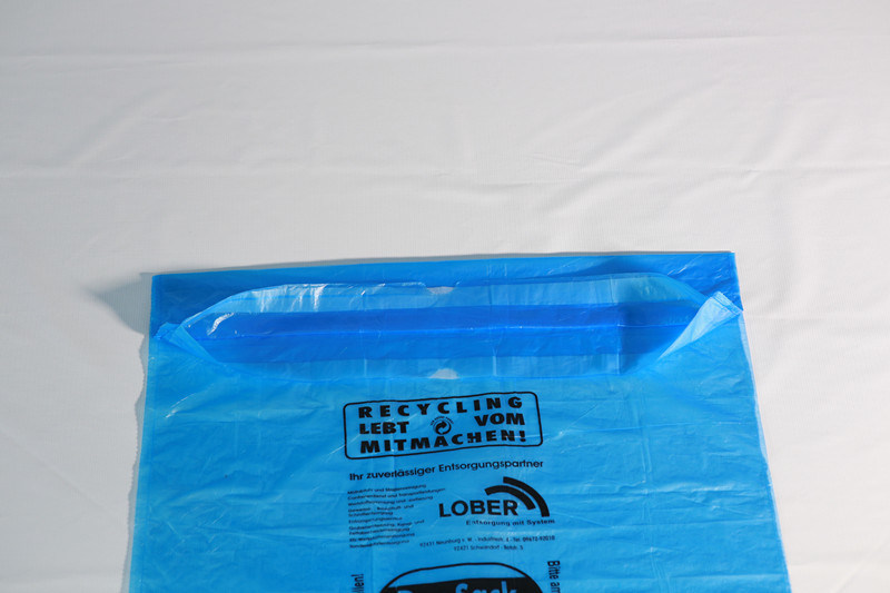 Plastic Drawstring Bag with PE Rope