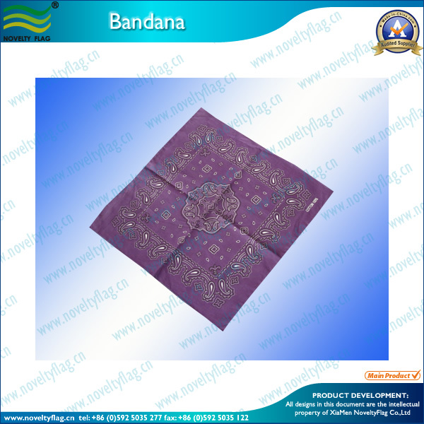 50*50cm Custom Silk Satin Bandana (B-NF20F19001)