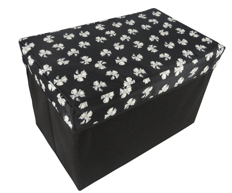 Oblong Foldable Square Storage Stool Box