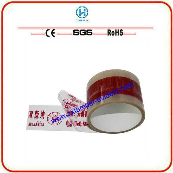 Security 3m Custom Adhesive Tamper Evident Tape