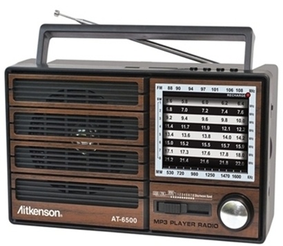 Rechargeable Radio-Wooden