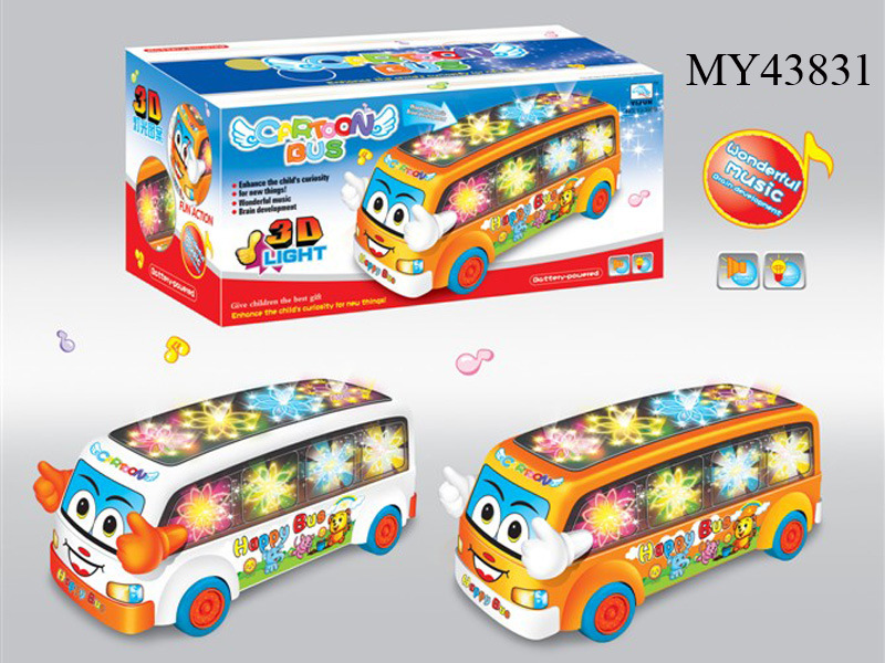 B/O Car with 3D Light and Music Toys (MY43831)