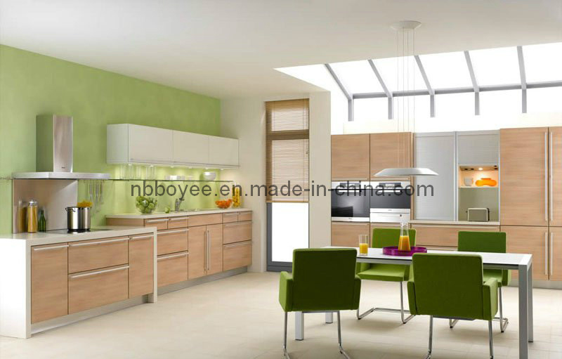 Competitive Melamine Faced E1 or E0 Particleboard/MDF Kitchen Cabient (BEM03-14)