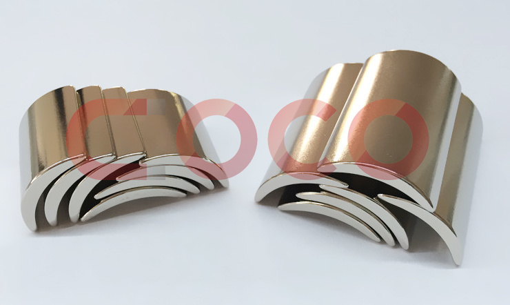 Arc NdFeB Magnets, Tile Permanent Magnetic Material
