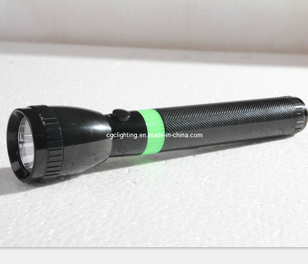 3W Aluminum CREE LED Rechargeable Torch-2AA-Cc-001