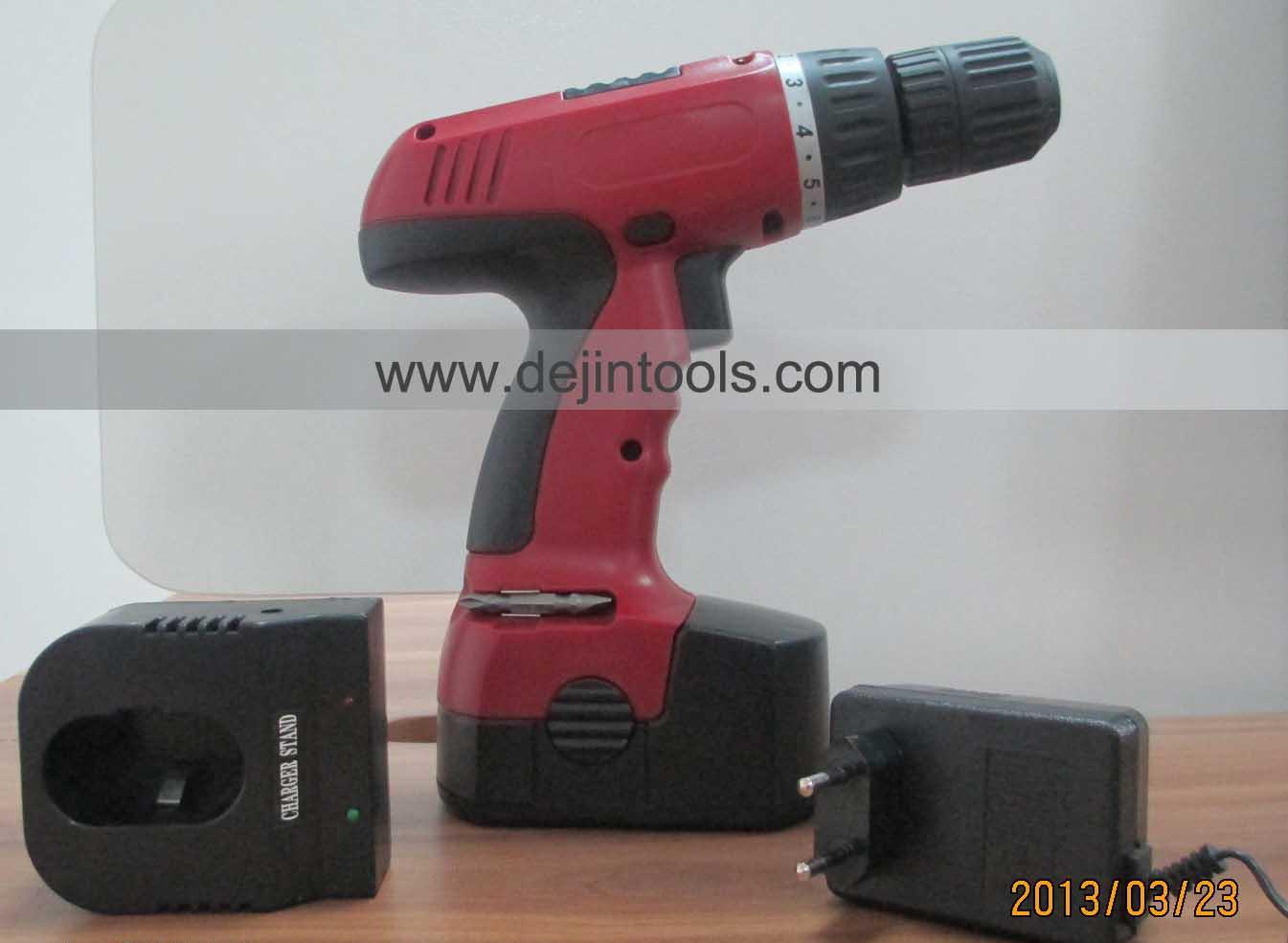 7.2V-18V 10mm Cordless Drill Set of Power Tools with RoHS GS
