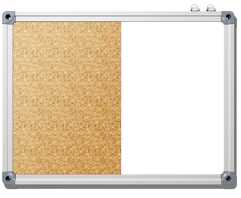 Fabric/Cork Bulletin with Alun. Frame 30 X 40cm (AFC3040)