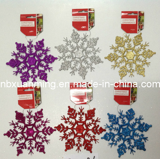Glitter Christmas Tree Ornament / Christmas Snowflake