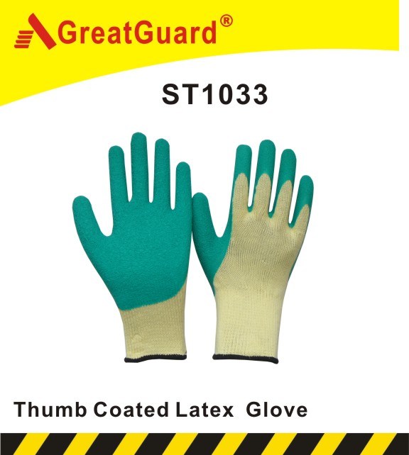 Thumb Fully Coated Latex Glove